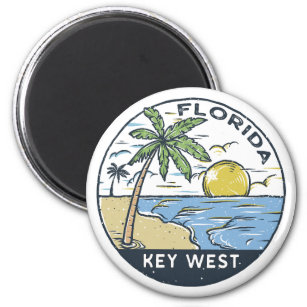 Íman Key West Florida Vintage Emblem