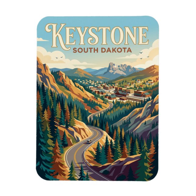 Íman Keystone Dakota do Sul (Vertical)