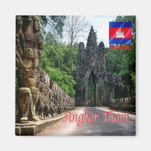Íman KH - Camboja - Angkor Thom - Porta do Sul