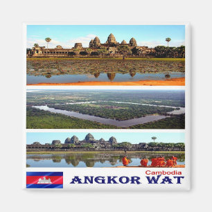 Íman KH - Camboja - Angkor Wat - Mosaico - Colagem