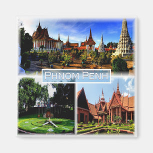 Íman KH Phnom Penh - Pagoda Prateada - Palácio Real -