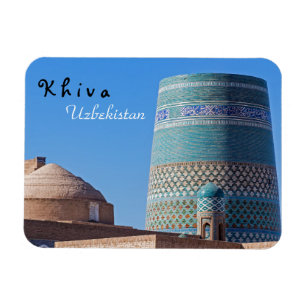 Íman Khiva, Usbequistão - Islam Khodja Minaret