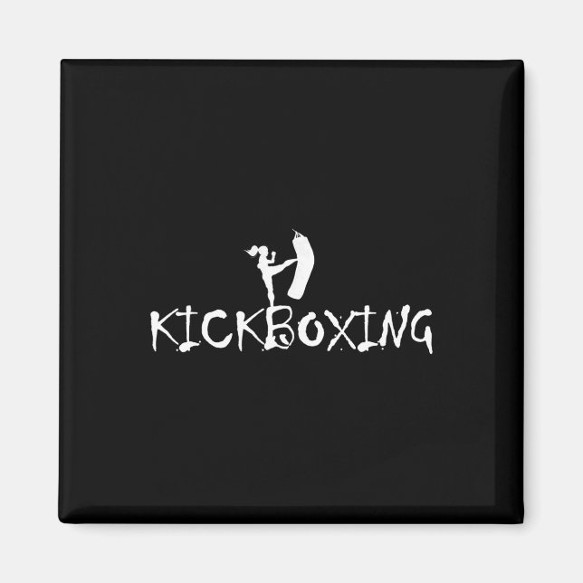 Íman Kickboxer Kickboxing Artes Marciais Boxe Mma Sparr (Frente)
