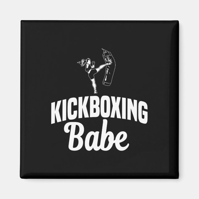 Íman Kickboxing Bybe Kickboxer Karate Boxe Mma Lutador (Frente)