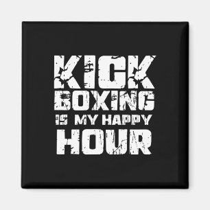 Íman Kickboxing É Minha Hora Feliz Mulheres Fofo Engraç