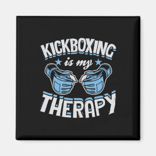 Íman Kickboxing É Minha Terapia Engraçado Boxe Karate M