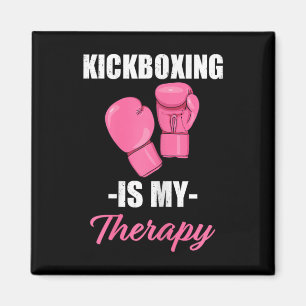 Íman Kickboxing Feminino é Minha Terapia Ótimo Presente