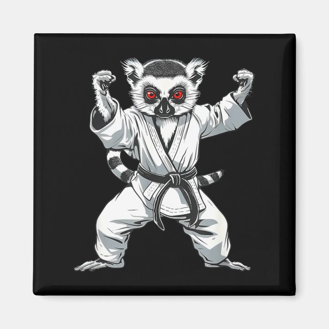 Íman Kickboxing Lêmure Artes Marciais Caratê Jiu-Jitsu  (Frente)