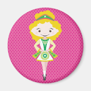 Íman KIDLETS: loura-dançarina irlandesa