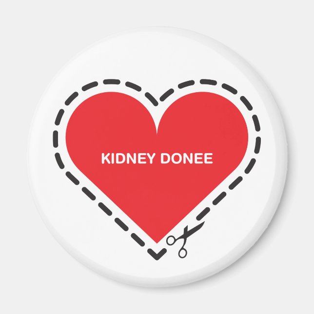 Íman Kidney Donee Magnet (Frente)