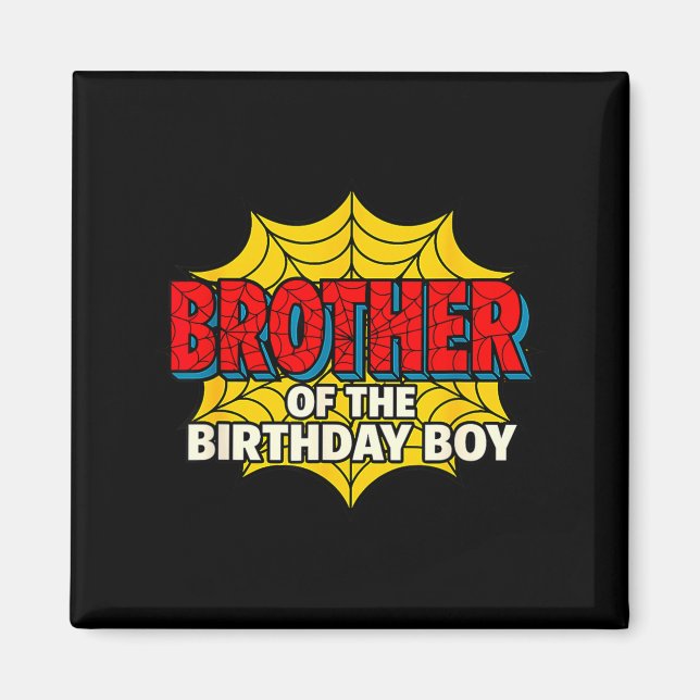 Íman Kids Brother Of The Birthday Boy Sder Theme Party  (Frente)