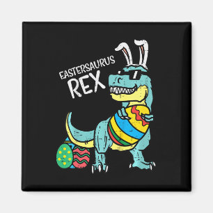 Íman Kids Eastersaurus Rex Páscoa Trex Bunny Menino Bo