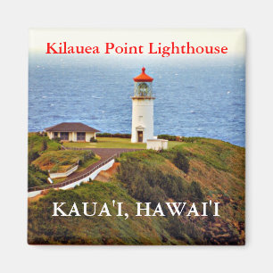 Íman Kilauea Point Lighthouse, Kaua'i, Hawai'i Magnet