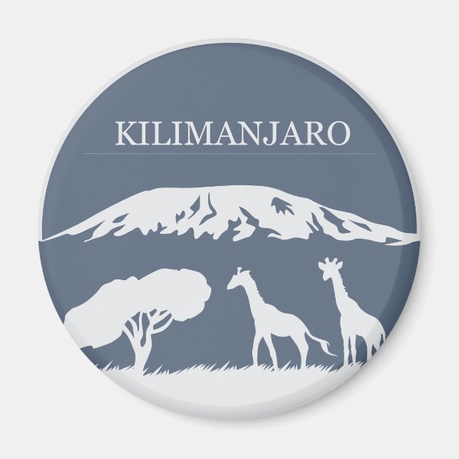 Íman Kilimanjaro (Azul) (Frente)