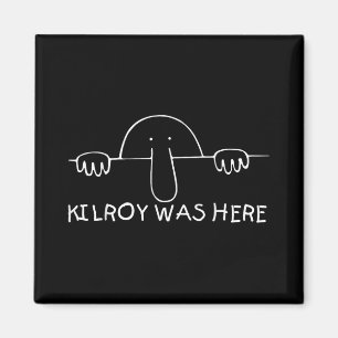 Íman Kilroy Estava Aqui Camisa - Veterano Perfeito Wwii