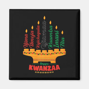 Íman Kinara Sete Velas Princípios De Kwanzaa Happy K