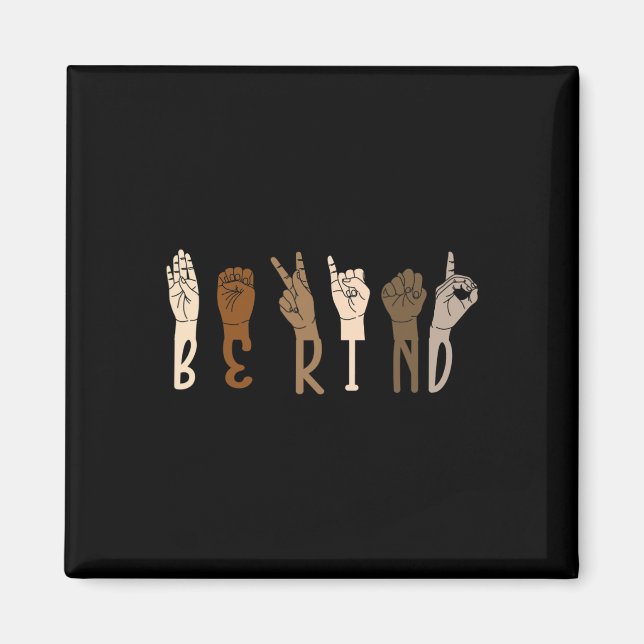 Íman Kind Sign Language Intérprete Melanin (Frente)