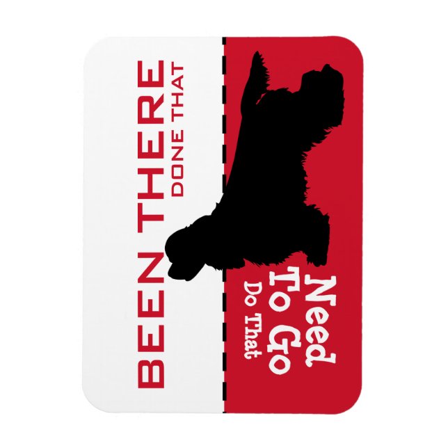 Íman King Charles Cavalier Cocker Go Potty Magnet (Vertical)