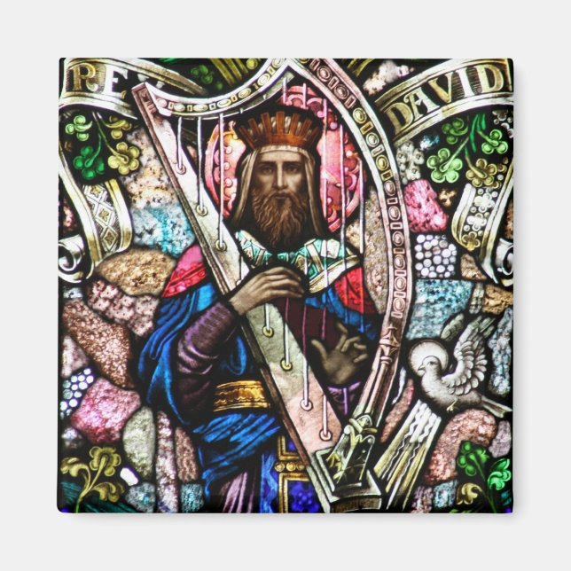 Íman King David StainGlass Art (Frente)