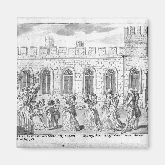 Íman King George III e Queen Charlotte (Frente)