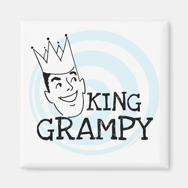 Íman King Grampy Camisetas e presentes (Frente)
