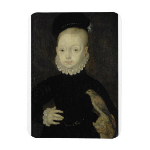 Íman King James VI com Sparrow Hawk - 1574