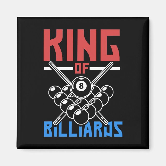 Íman King Of Billiards Snooker Piscina Billiards Rack C (Frente)
