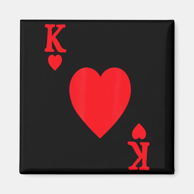 Íman King Of Hearts Valentine's Day Lover Royal Flush F (Frente)