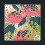 Íman King Protea I<br><div class="desc">Rei Protea I de Melissa Wang. Formas geométricas divertidas e socos de cores vívidas são usados para criar esta arte de abstrato flor. | 159042Z</div>