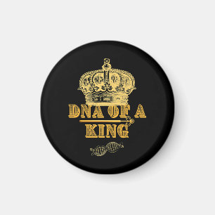 Íman King Royal Genes Royalty Crown Biology DNA Premium