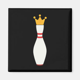Íman Kingpin T Shirt Boliche League Gift