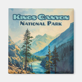 Íman Kings Canyon National Park California Vintage