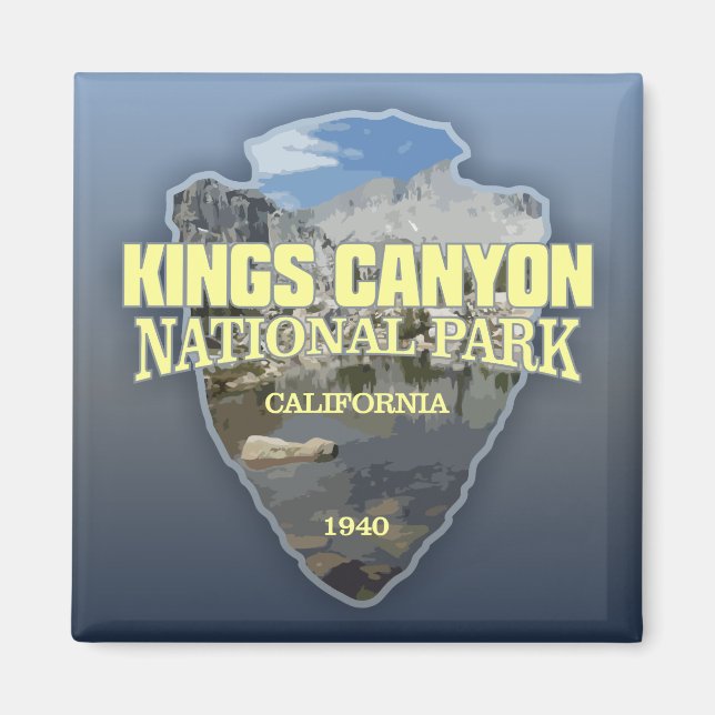 Íman Kings Canyon NP (seta) (Frente)