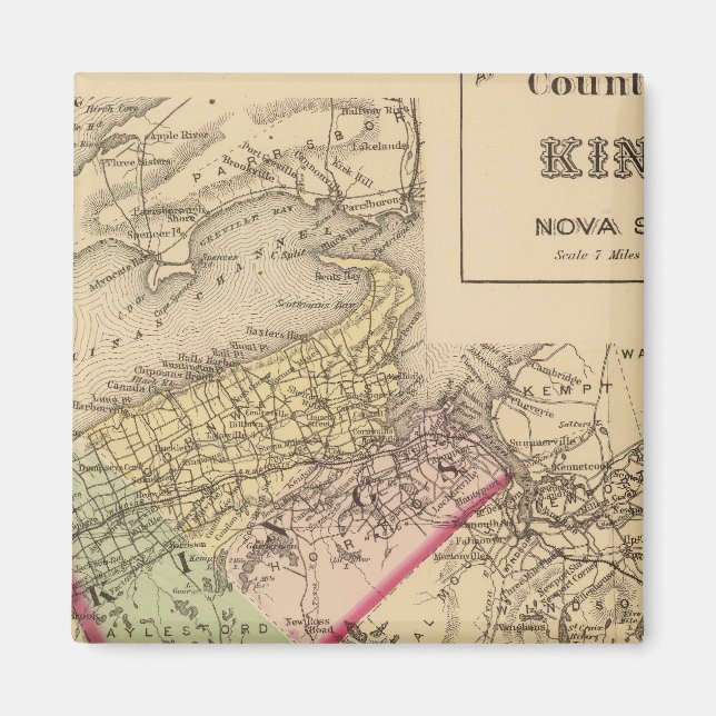 Íman Kings Co, NS (Frente)