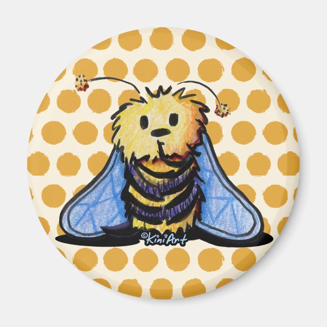 Íman KiniArt Bee Magnet (Frente)