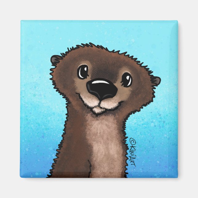 Íman KiniArt River Otter (Frente)