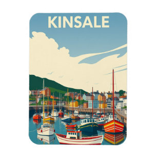 Íman Kinsale Cork Ireland Viagem Retro