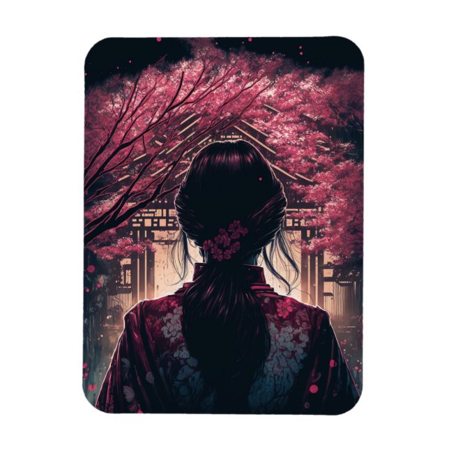 Íman Kira Kirschblüten - Flexibler Fotomagnet (Vertical)