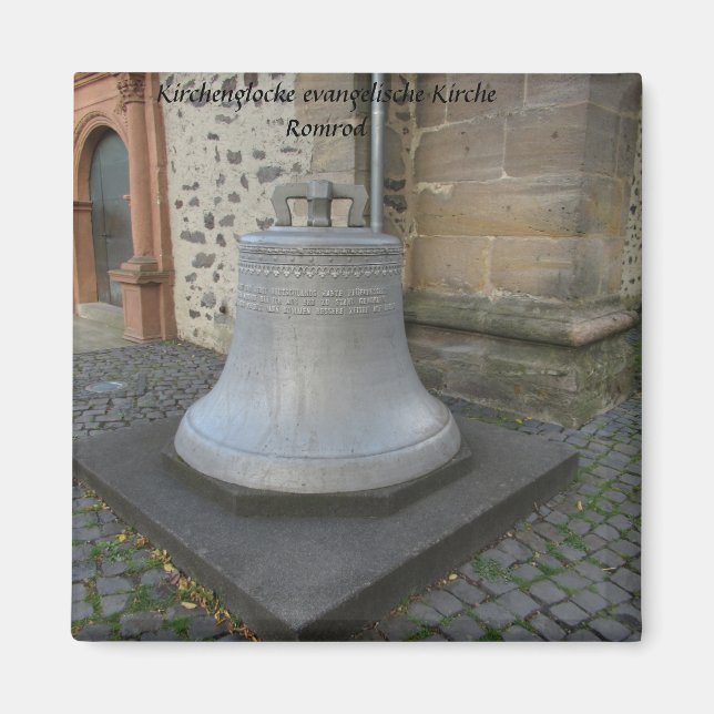 Íman Kirchenglocke evangelische Kirche Romrod (Frente)