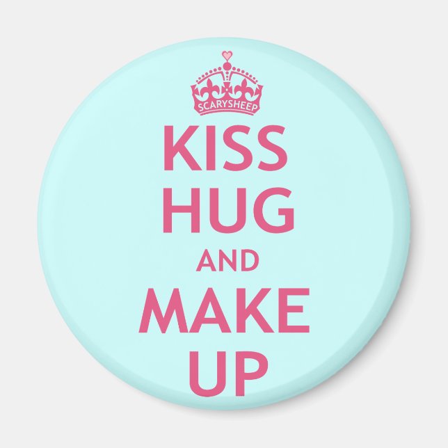 Íman Kiss Hug e maquiagem (Frente)