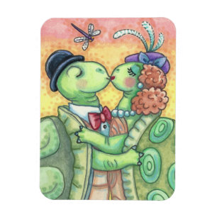 Íman Kissing Turtles NAMORADOS MAGNET *Personalizar