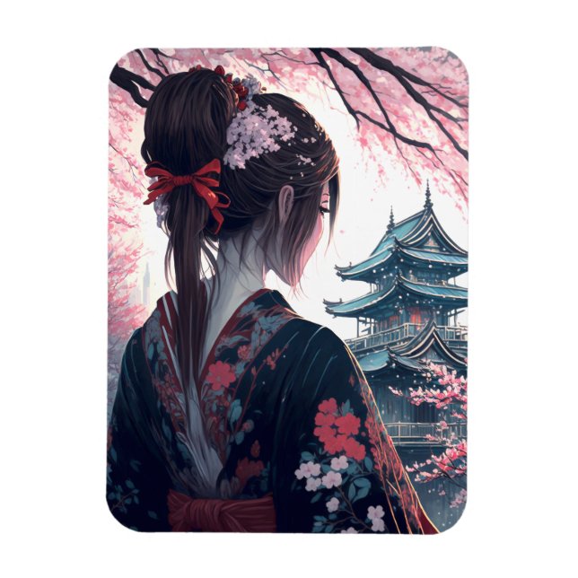 Íman Kisu Japão - Fotomagnet flexível (Vertical)