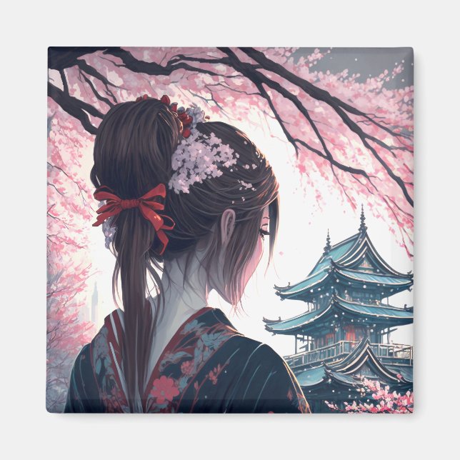 Íman Kisu Japão - Magnet (Frente)