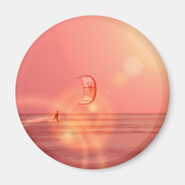 Íman Kiteboard Sunset Magnet (Frente)