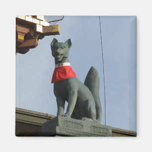 Íman Kitsune キ ツ ネ (Fox) com Joia na Boca