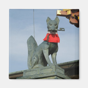 Íman Kitsune キ ツ ネ (Fox) com Key in Mouth
