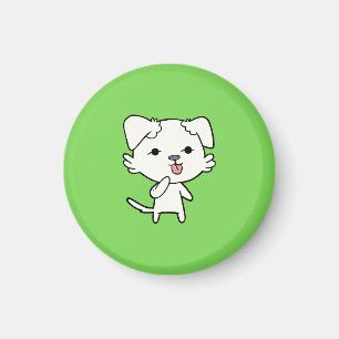 Íman Kitten Dog Magnet - Verde