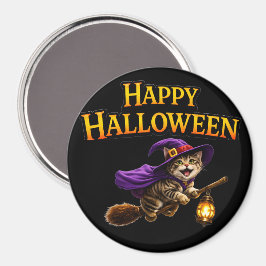 Íman Kitten happy Halloween magnet