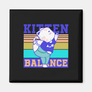 Íman Kitten Lance Yoga Espiritual Gato Fofo Animais Ani