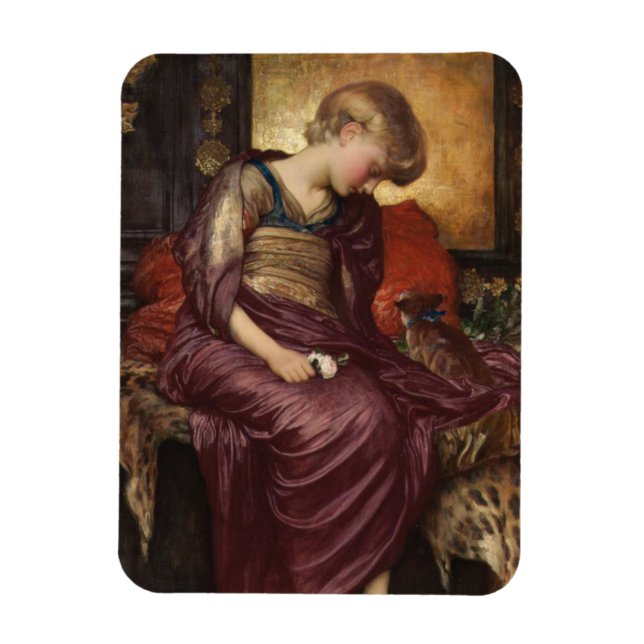 Íman Kitten (por Frederic Leighton) (Vertical)
